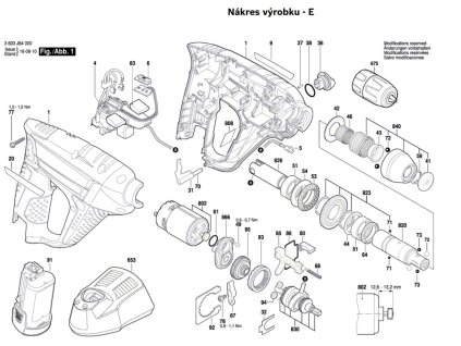 Aku Vrtací kladivo Uneo Bosch 3603J84002