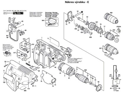 Aku Vrtací kladivo GBH 24 VFR Bosch 0611246503