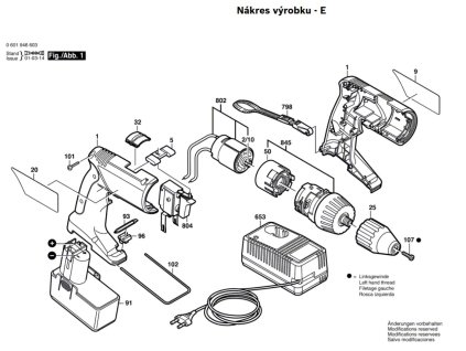 Aku vrtací šroubovák GSR 14,4 VPE-2 Bosch 0601946455