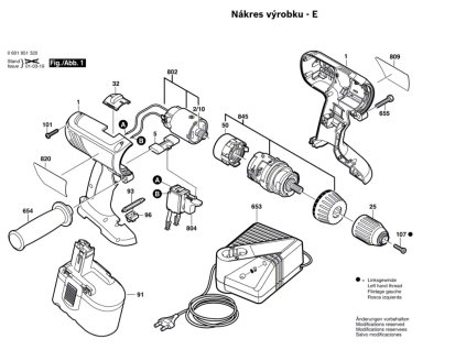 Aku vrtací šroubovák GSR 18 VE-2 Bosch 0601951320