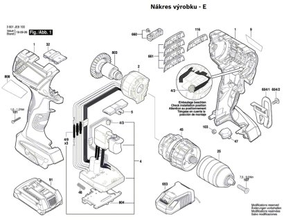Aku vrtací šroubovák GSR 18 V-EC Bosch 3601JE8100