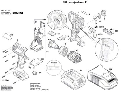 Aku vrtací šroubovák GSR 18V-60 FC Bosch 3601JG7100