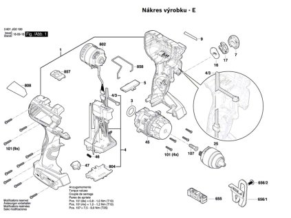 Aku vrtací šroubovák GSR 18V-85C Bosch 3601JG0100