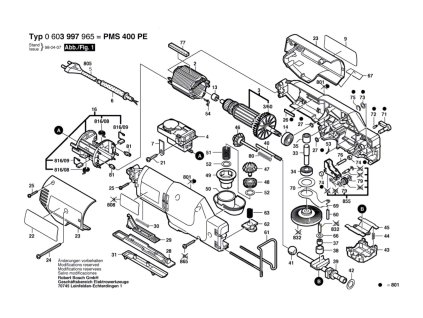 Multipila PMS 400 PE Bosch 0603997965