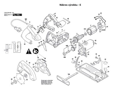 KOTOUČOVÁ PILA PKS 40 Bosch 0603328008