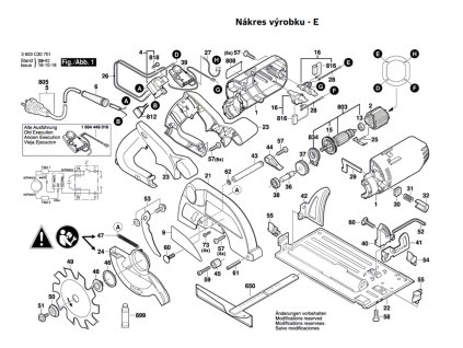 Okružní pila PKS 54 CE Bosch 3603C30721