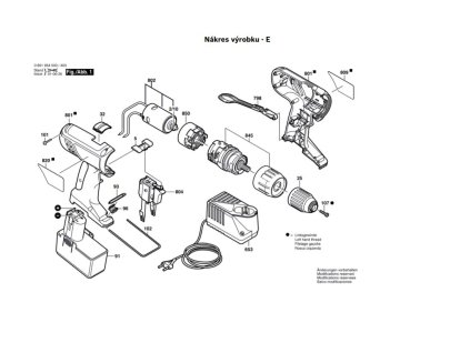 Aku šroubovák GSB 12 VE-2 Bosch 0601954520