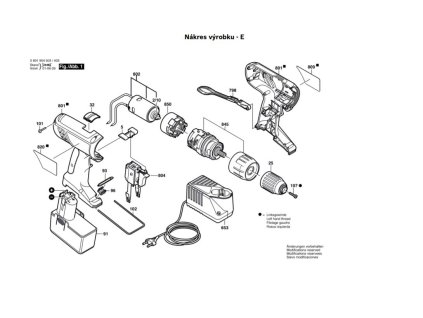 Aku šroubovák GSB 14,4 VE-2 Bosch 0601954420