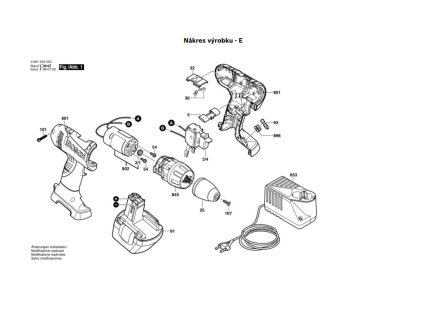 Aku šroubovák GSR 12 V Bosch 0601916530