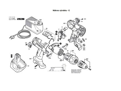 Aku šroubovák GSR 12 VE-2 Bosch 0601912520