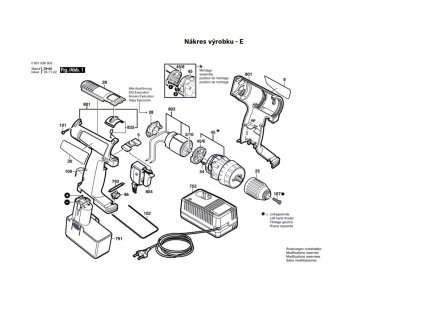 Aku šroubovák GSR 12 VES-2 Bosch 0601936520