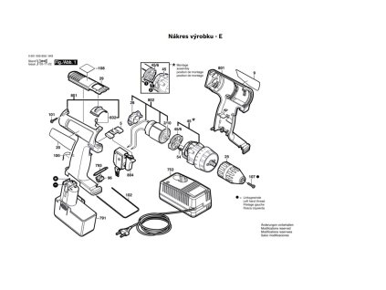 Aku šroubovák GSR 12 VSH-2 Bosch 0601936820