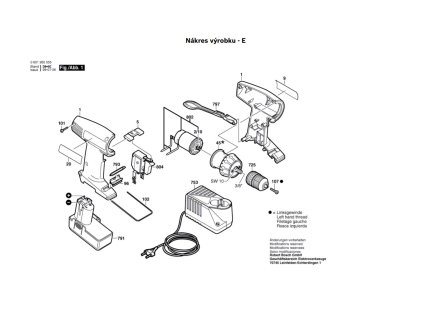 Aku šroubovák GSR 12-1 Bosch 0601955520