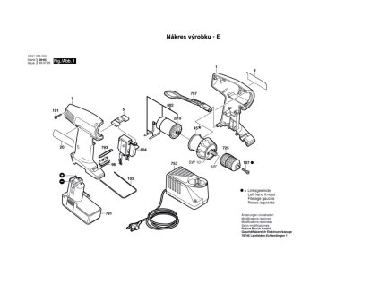 Aku šroubovák GSR 12-1 Bosch 0601955555