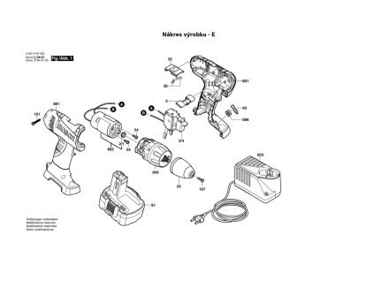Aku šroubovák GSR 14,4 V Bosch 0601916430