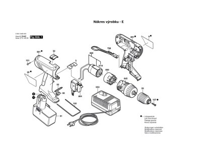 Aku šroubovák GSR 14,4 VE-2 Bosch 0601948403