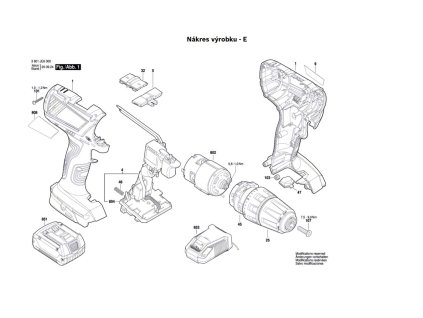 Aku šroubovák GSR 14,4-2-LI Plus Bosch 3601JE6000