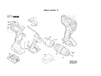 Aku šroubovák GSR 18V-28 Bosch 3601JE6101