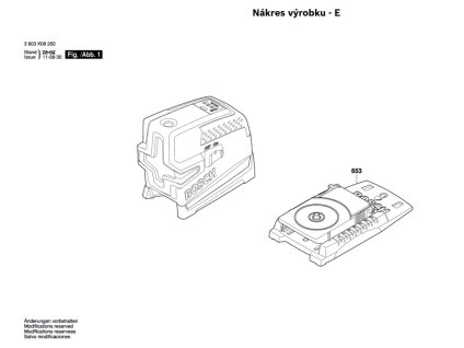 PŘÍMKOVÝ LASER PCL 20 Bosch 3603K08200