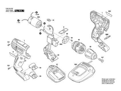 Aku vrtací šroubovák PSR 14,4 LI Bosch 3603J54300