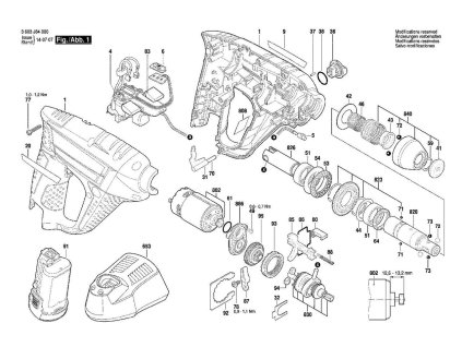 Aku Vrtací kladivo UNEO Bosch 3603J84000