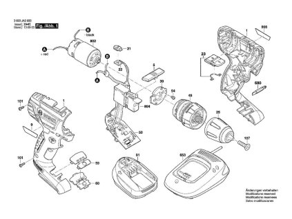 Aku vrtací šroubovák PSR 1800 LI-2 Bosch 3603JA3100