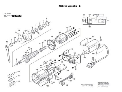 Přímá bruska GGS 27 C Bosch 0601210708