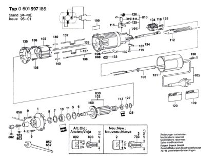 Přímá bruska GGS 27 L Bosch 0601997186