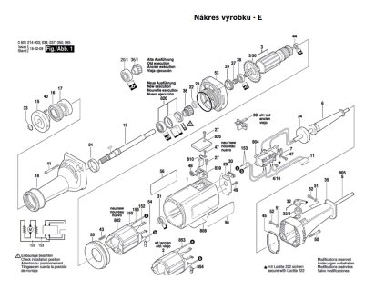 Přímá bruska GGS 6 Bosch 0601214003