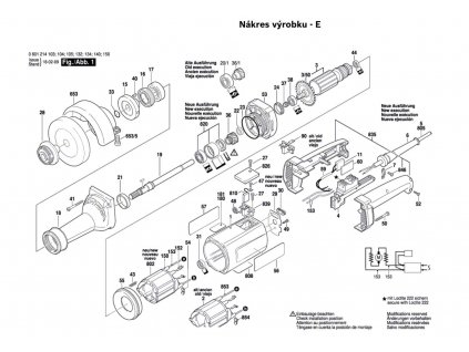 Přímá bruska GGS 6 S Bosch 0601214108