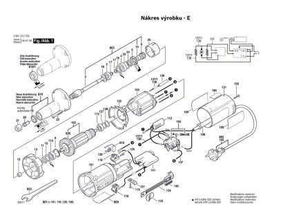 Přímá bruska GGS 7 C Bosch 0601212708