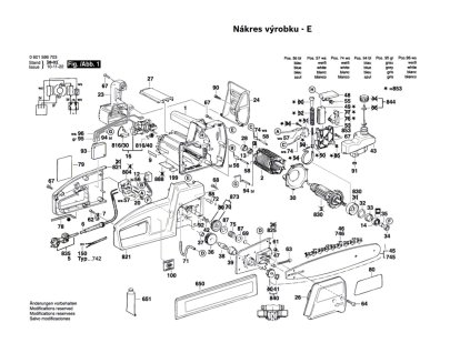 Řetězová pila GKE 35 BC Bosch 0601586708