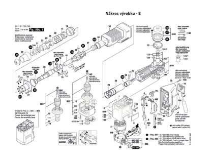 SEKACÍ KLADIVO GSH 10 C Bosch 0611311708
