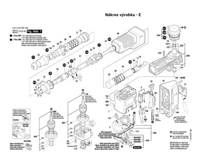 SEKACÍ KLADIVO GSH 11 E Bosch 0611316708