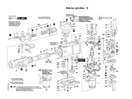 SEKACÍ KLADIVO GSH 27 Bosch 0611304108