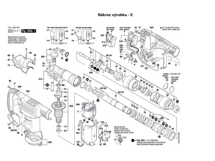 SEKACÍ KLADIVO GSH 3 Bosch 0611320708