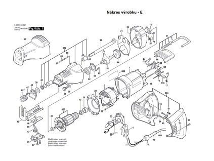 Pila ocaska GSA 1200 E Bosch 3601F4E060