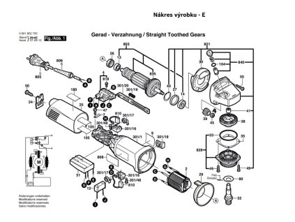 Úhlová bruska GWS 10-125C Bosch 0601802708