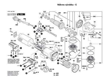 Úhlová bruska GWS 14-125 CIE Bosch 3601H25020