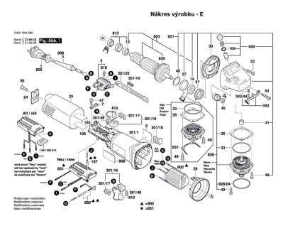 Úhlová bruska GWS 14-125 CIT Bosch 3601H29020