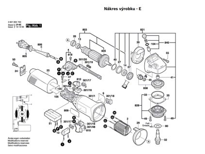 Úhlová bruska GWS 14-125C Bosch 0601804708