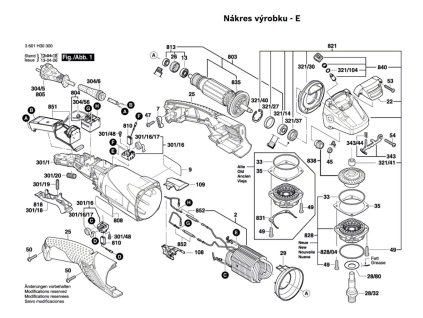 Úhlová bruska GWS 15-125 CIEH Bosch 3601H30320