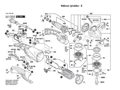 Úhlová bruska GWS 15-125 CITH Bosch 3601H30420