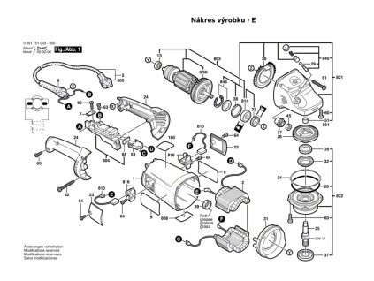 Úhlová bruska GWS 20-180 Bosch 0601751008