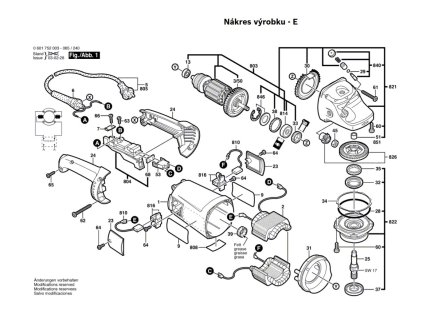 Úhlová bruska GWS 20-230 Bosch 0601752008