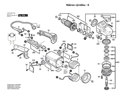 Úhlová bruska GWS 20-230 H Bosch 0601850108