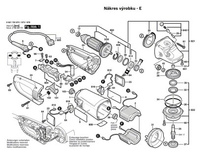Úhlová bruska GWS 23-180 J Bosch 0601753878