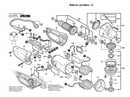 Úhlová bruska GWS 23-230 J Bosch 0601754908