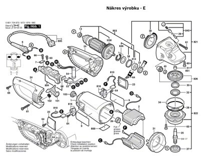 Úhlová bruska GWS 23-230 S Bosch 0601754878