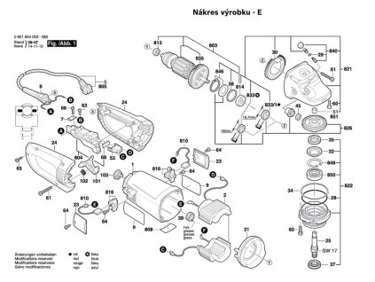 Úhlová bruska GWS 24-230 B Bosch 0601854008